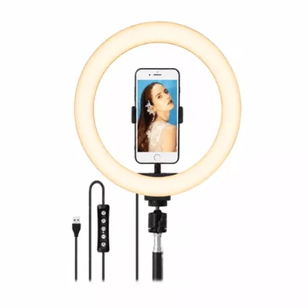 Aro Flash Led Selfie 26cm Ring Fill Light Sin Tripode DX-260/H-465 WQ