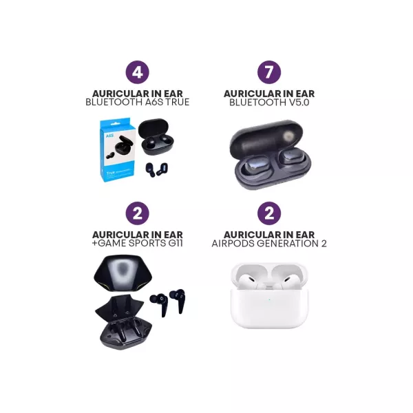 Combo Emprendedor Auriculares Bluetooth Economicos