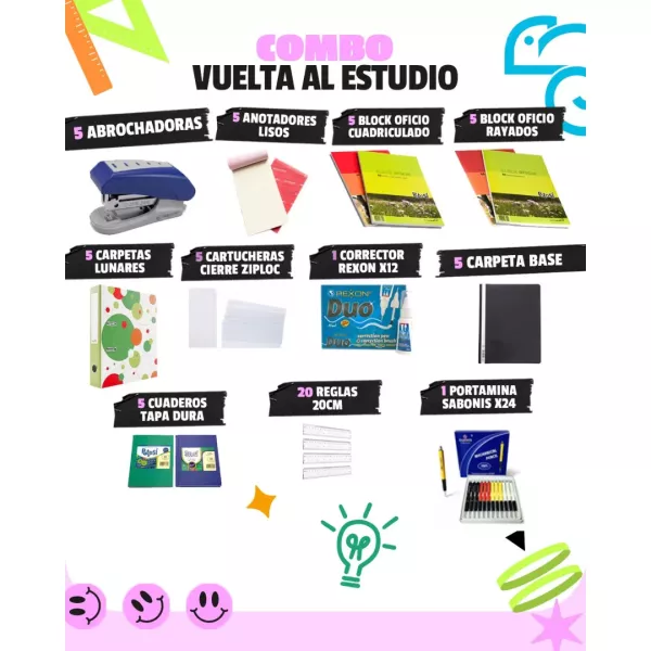 Combo Vuelta Al Estudio