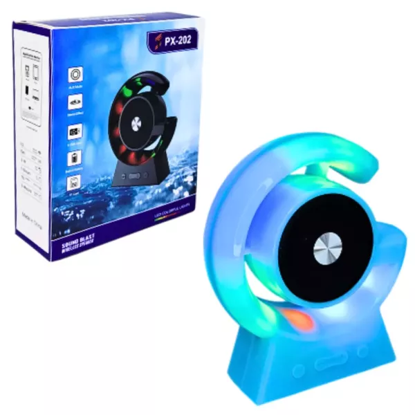 Parlante G Mini Bluetooth Con Led PX-202