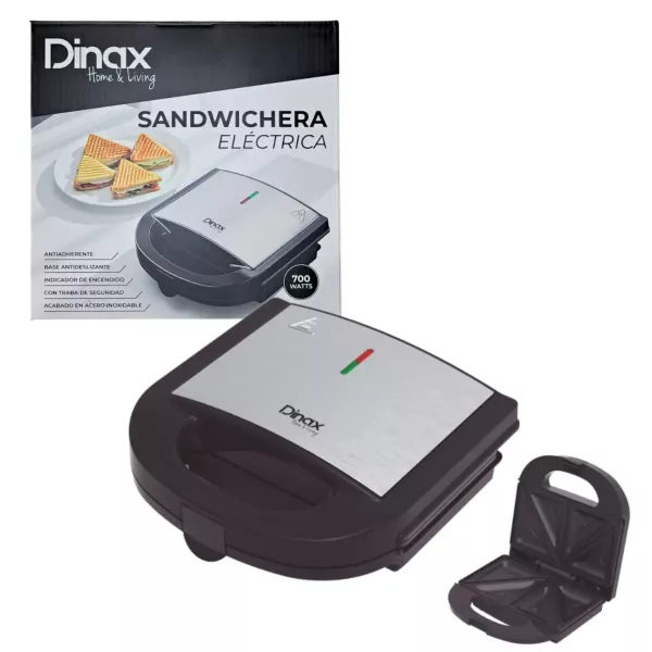 Sandwichera Electrica 700W Dinax