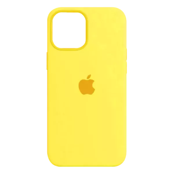 Funda Silicone Case Iphone 15 Pro Amarillo
