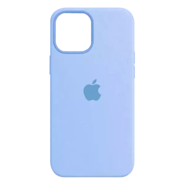 Funda Silicone Case Iphone 12 Celeste