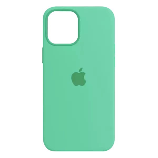 Funda Silicone Case Iphone 12 Pro Max Verde Menta