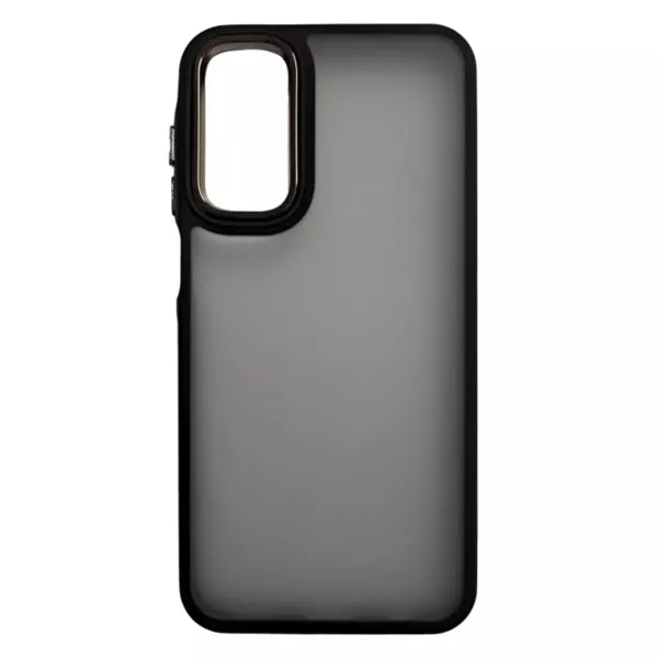 Funda Frost Border Cromado Samsung A56 Negro