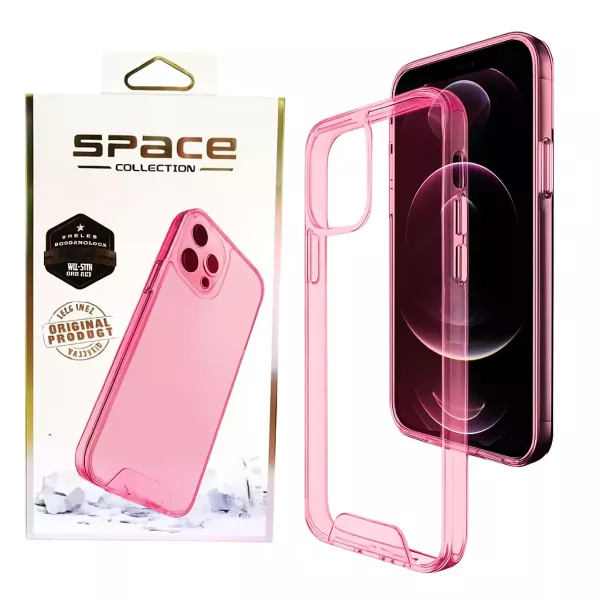 Funda Antishock Space iPhone 15 Pro Max Rosa