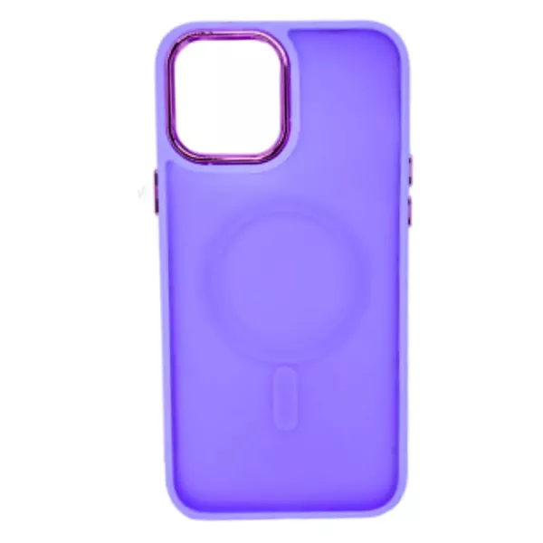 Funda Electro Magsafe Border Mate IPhone 15 Pro Violeta