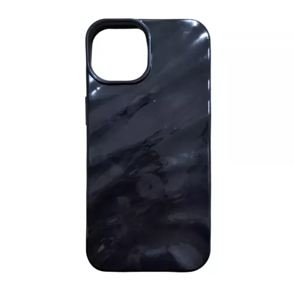 Funda Silicona Wave iPhone 15 Negro