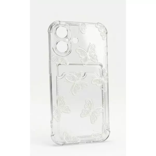 Funda Antishock Tarjetero iPhone 17 Air Mariposas