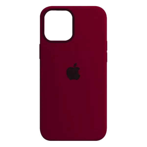 Funda Silicone Case Iphone 12 Pro Max Bordo