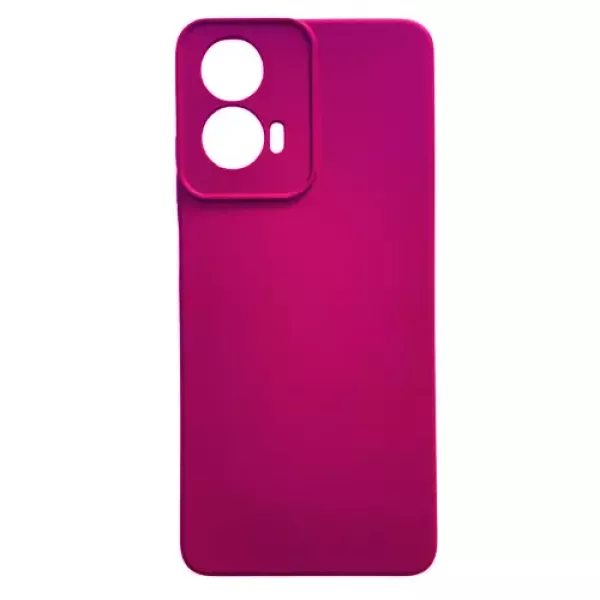 Funda Silicona Moto G86 Rose Red