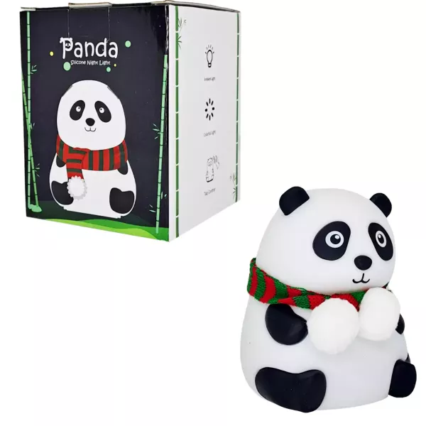 Lámpara De Escritorio Táctil Panda Silicone Nigh Light Zh -121