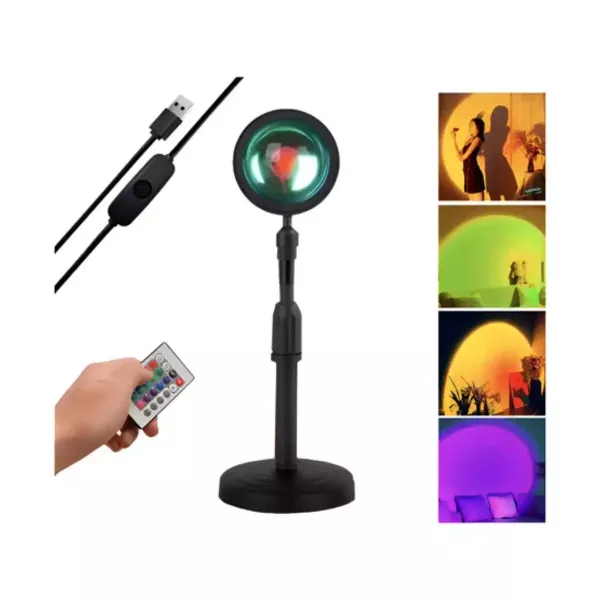 Lampara Proyector Sunset Led USB