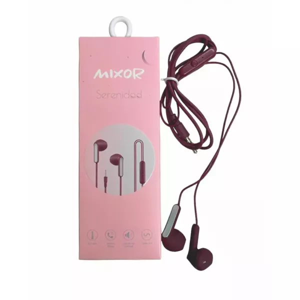 Auricular In Ear Con Cable Serenidad Mixor