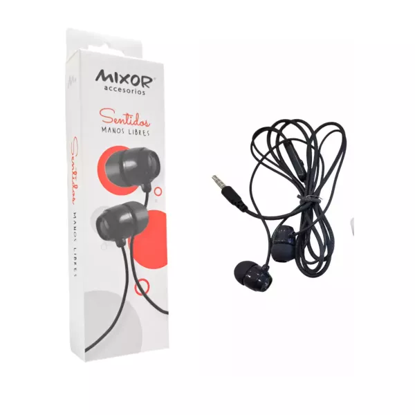 Auricular In Ear Con Cable Sentidos Caja Mixor