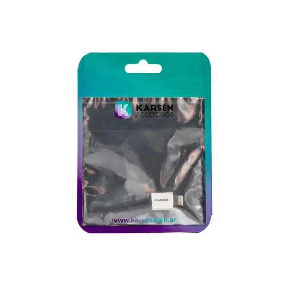 Adaptador Micro Usb A Iphone Blanco Karsen