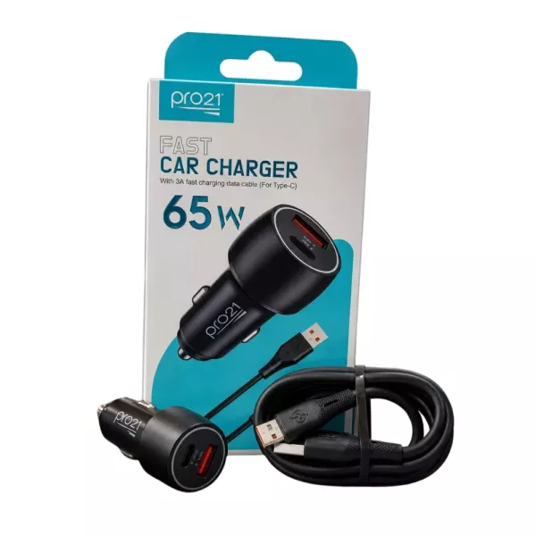 Cargador Auto Tipo C 65w PGL-N65 Pro21
