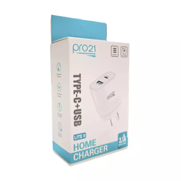 Cargador De Pared Adapt. 3.1A Lite II Pro21