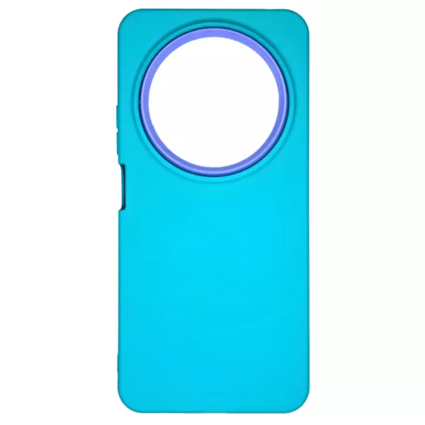 Funda Bumper Samsung A12 Turquesa Con Lila