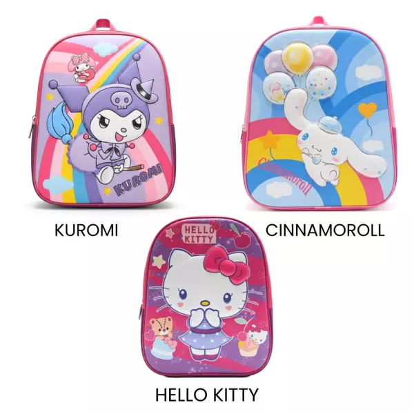 Mochila Infantil Relieve 3D