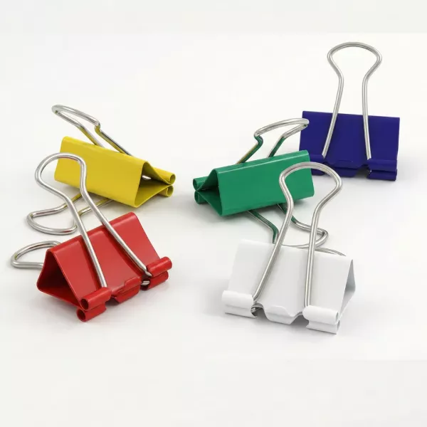 Binder Double Clip Color 32mm x12 - Onix