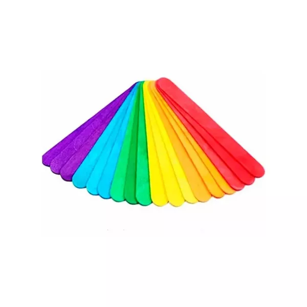 Palitos De Helados De Colores x50