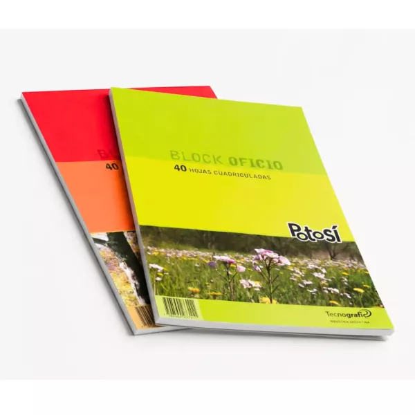 Block Oficio Cuadriculado x40 Hojas - Potosí