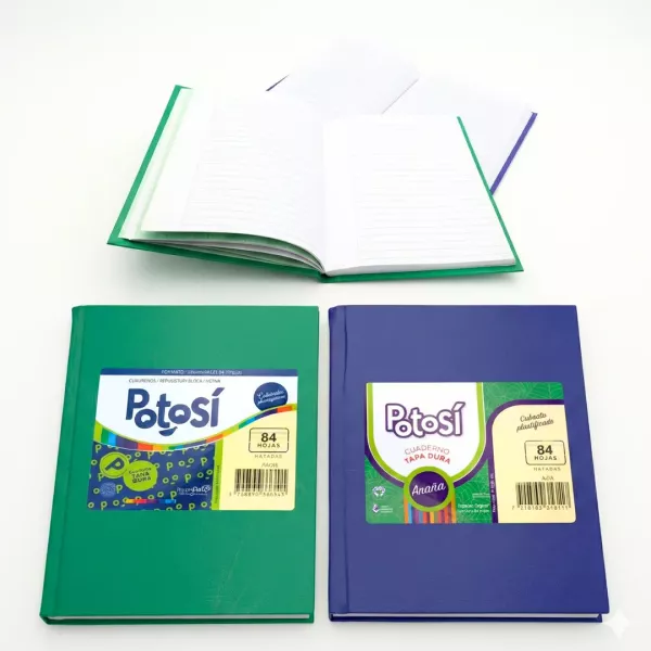 Cuaderno Tapa Dura x84 Hojas - Potosí