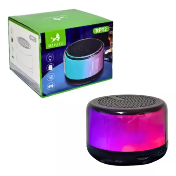 Parlante Bluetooth Con Luz Rpt2 Royalcell