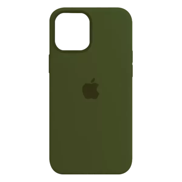 Funda Silicone Case Iphone 17 Verde Musgo