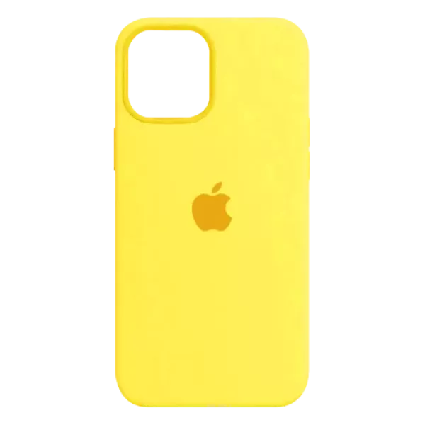 Funda Silicone Case Iphone 13 Pro Max Amarillo