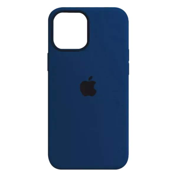 Funda Silicone Case Iphone 13 Pro Max Azul