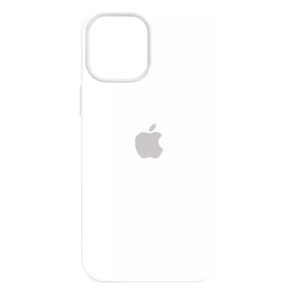 Funda Silicone Case Iphone 12 Pro Max Blanco