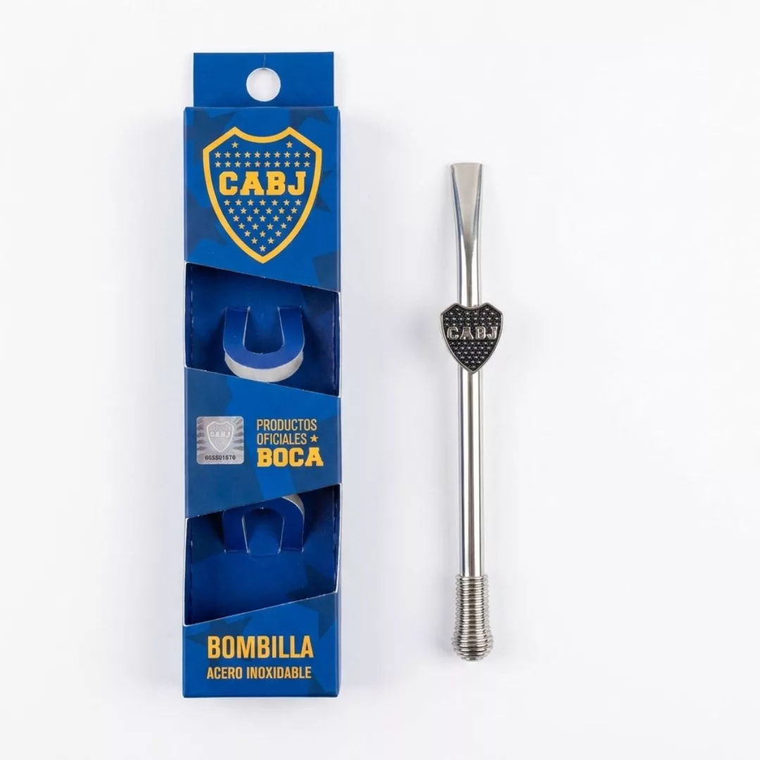 Bombilla Boca C/Dije Acero Inoxidable