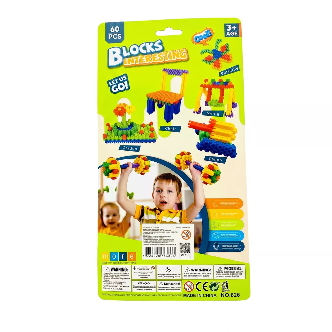Bloque Puzzle 60pcs 624602 ZW