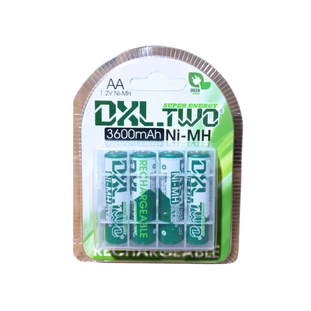 Pilas X4 Recargable Aa 3600mah Dxl-two WR