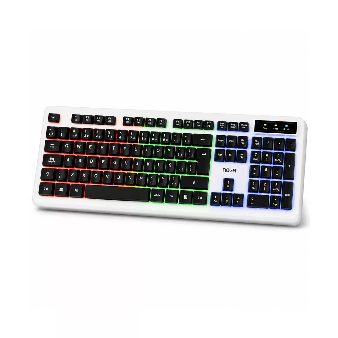 Teclado Gamer Led Retroiluminado Usb Nkb-t100 WQ