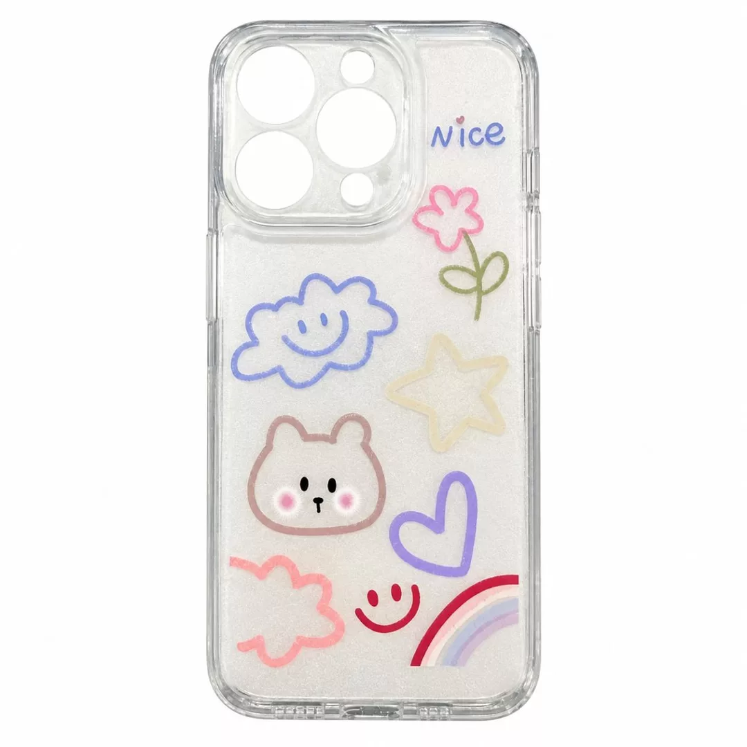 Funda Transparente Nice Con Diseños iPhone 17 Pro