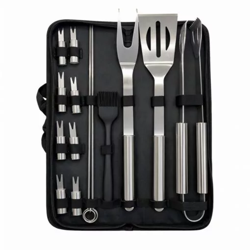 Kit Asador 16 Piezas Acero En Estuche 0206 WR