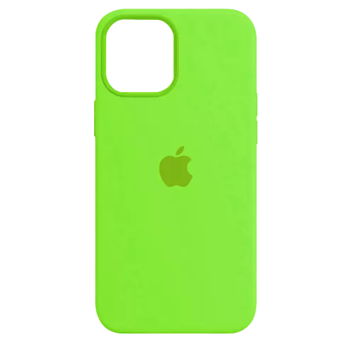 Funda Silicone Case Iphone 14 Pro Max Verde Fluor
