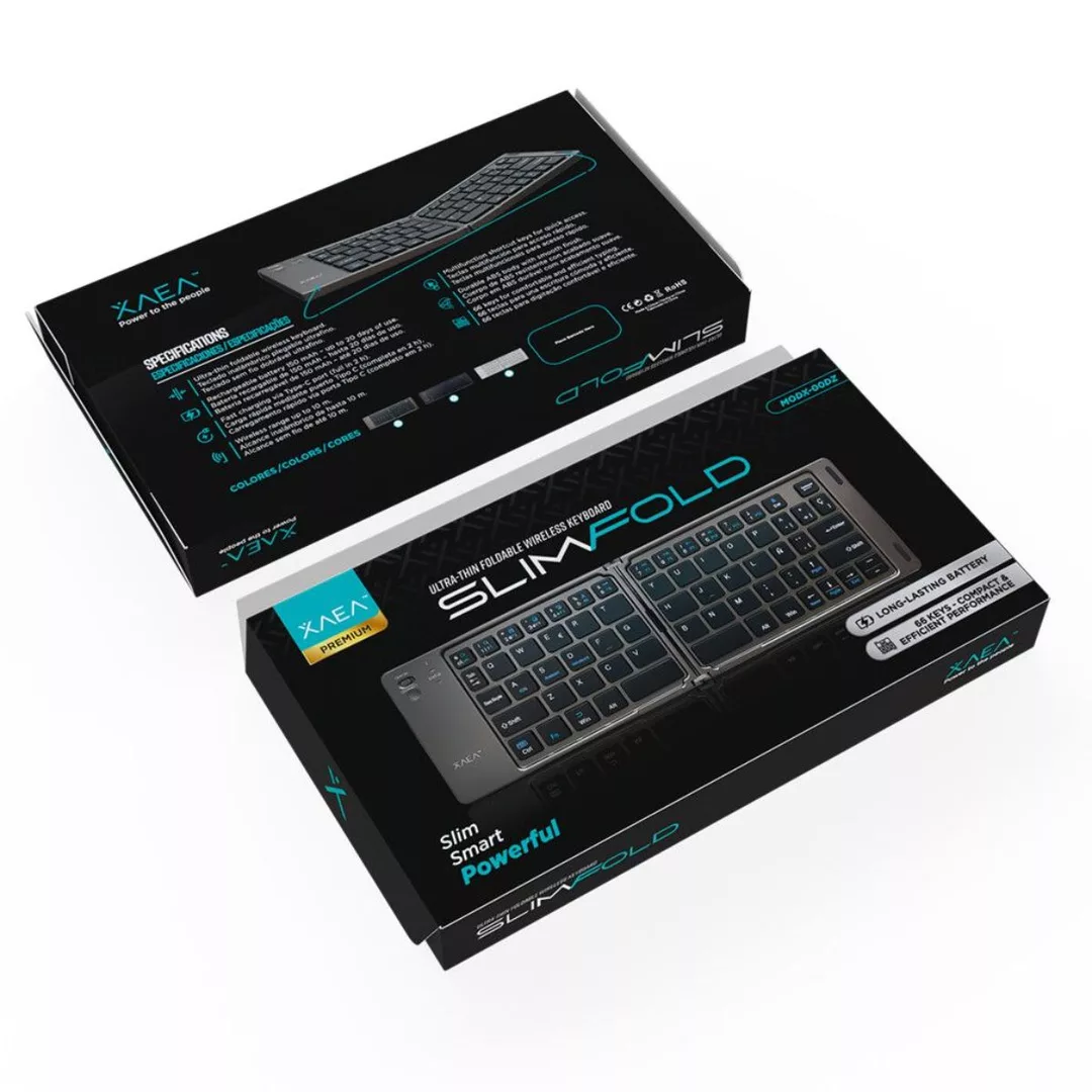 Teclado Bluetooth Ultrafino Plegable Modx-00DZ