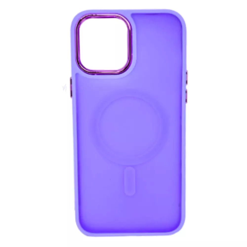 Funda Electro Magsafe Border Mate IPhone 12 Pro Max Violeta
