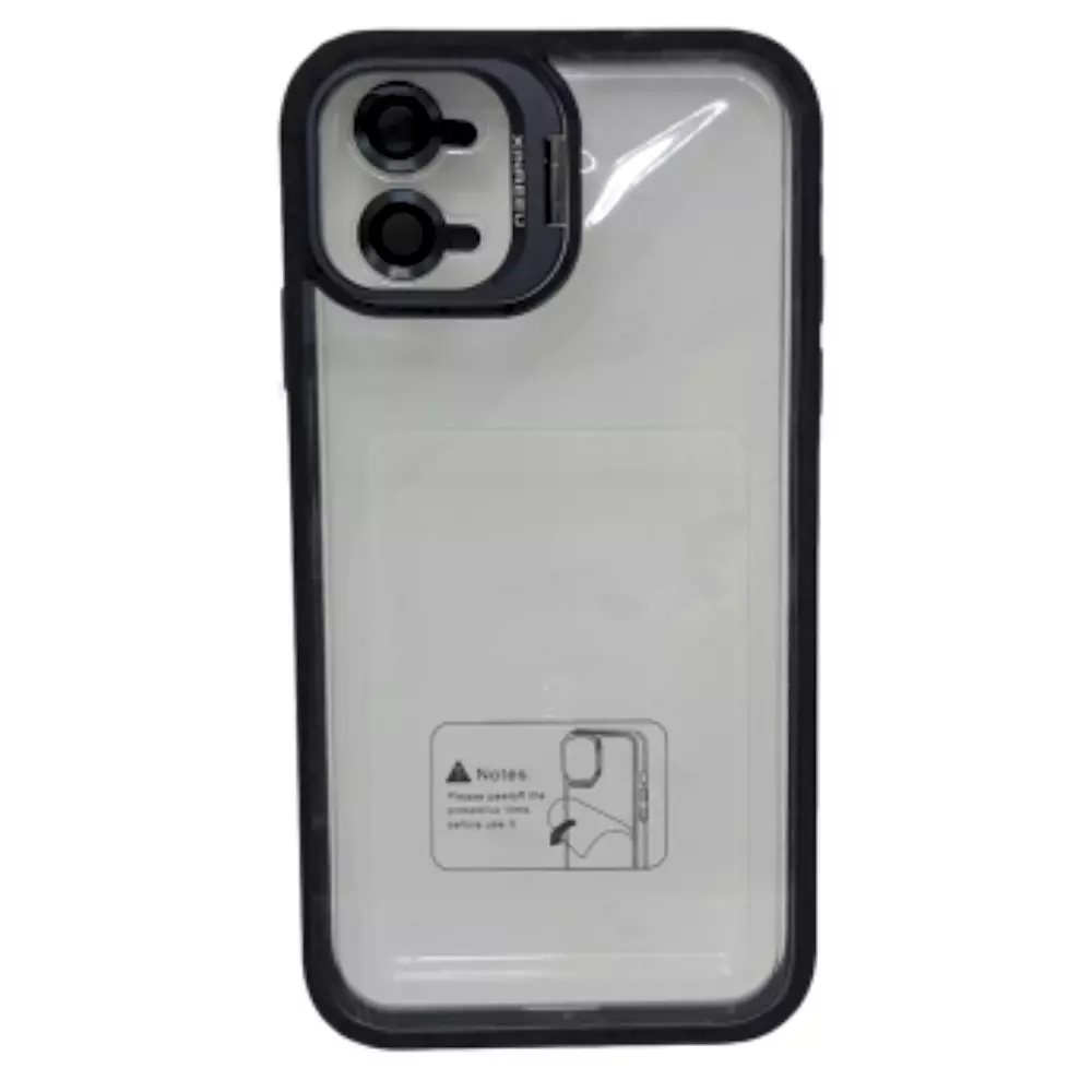 Funda Electro Magsafe + Protector de Cámara IPhone 12 Pro Max Negro