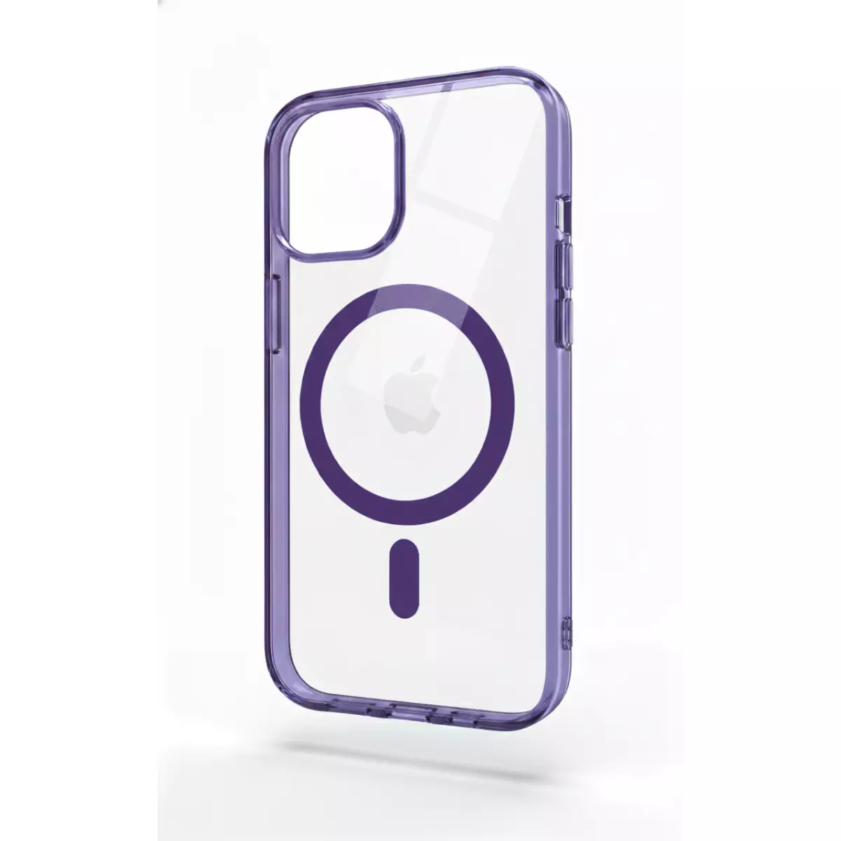 Funda Electro Magsafe Border Color Transparente iPhone 16 Violeta