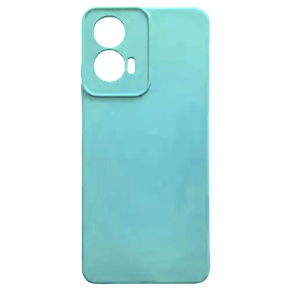 Funda Silicona Moto G05 Turquesa Claro