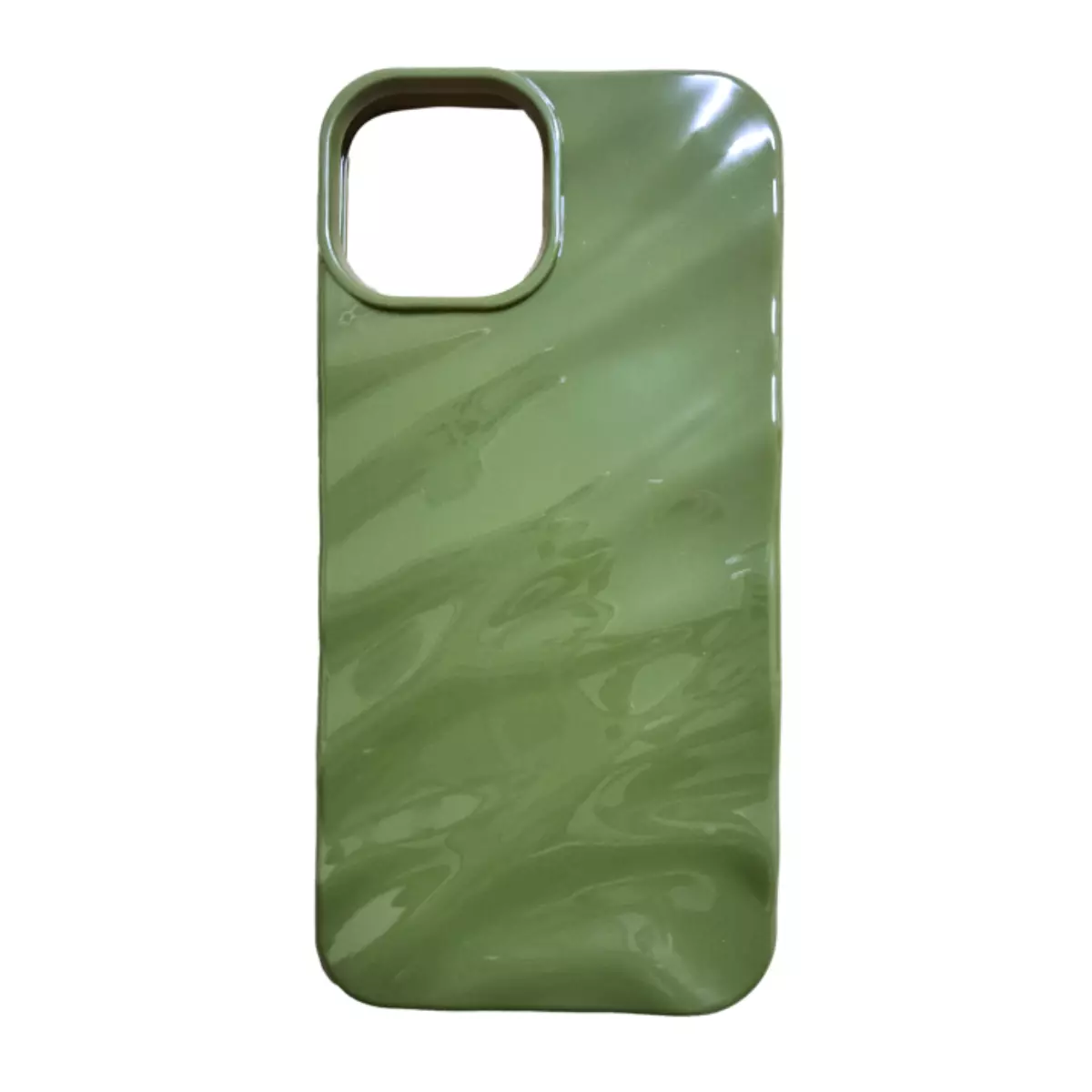 Funda Silicona Wave iPhone 12 Verde