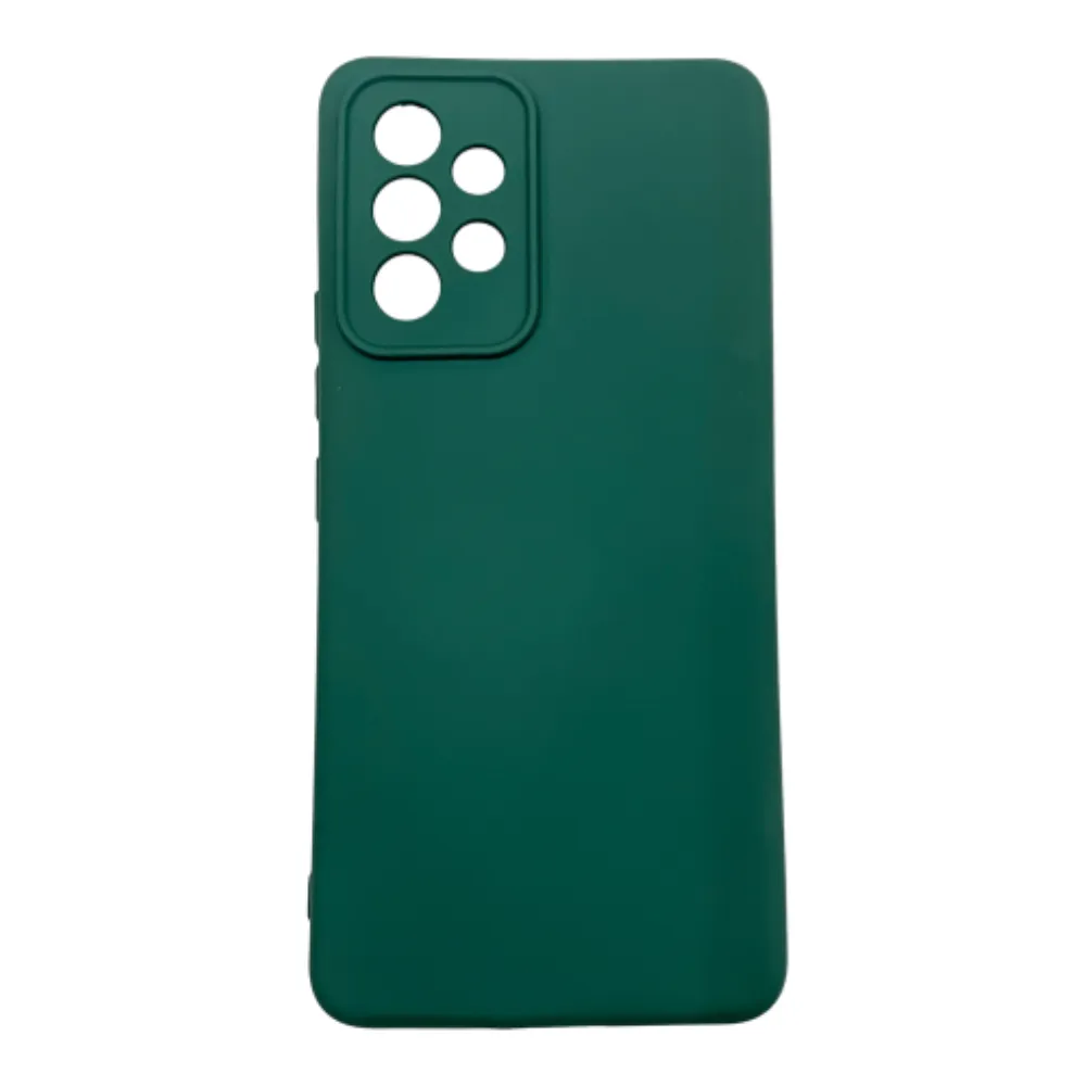 Funda Silicona Samsung A56 Verde Oscuro