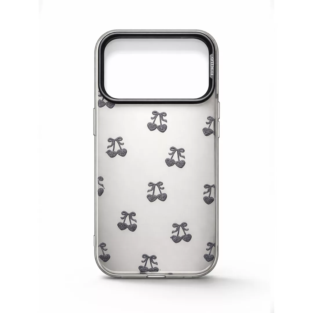 Funda Rígida Metalizada iPhone 17 Pro Cerezas