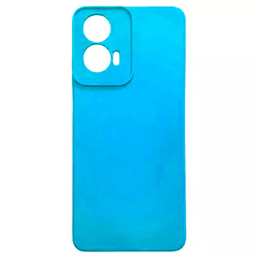 Funda Silicona Moto Edge 60 Pro Celeste