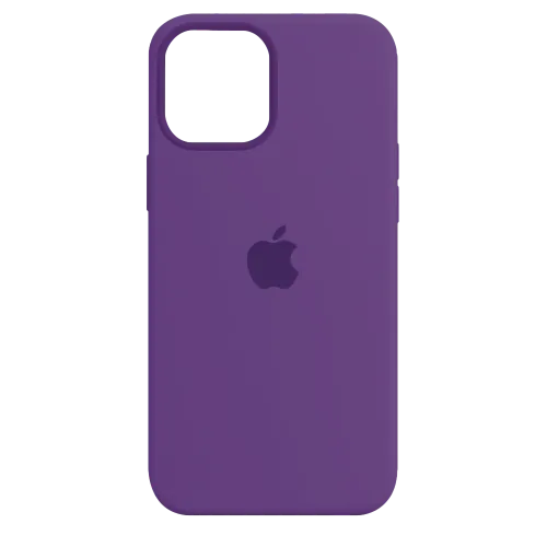 Funda Silicone Case Iphone 12 Violeta